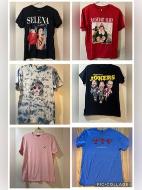 Bundle of 12 Graphic Tees Sz Small.